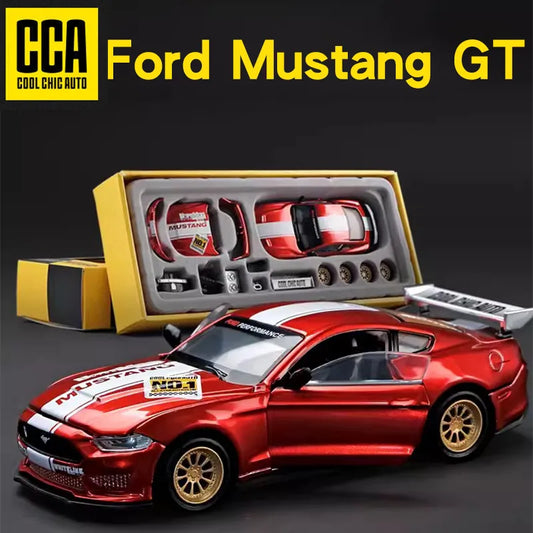 1/42 Ford Mustang GT Diecast Car - Miniature Collection